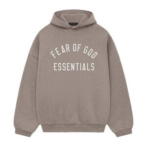 Essentials Fear of God Heather Gray Hoodie in size XXL